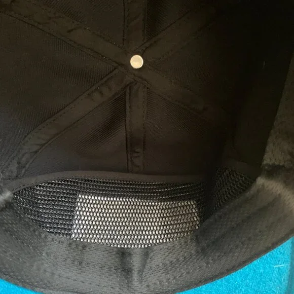 HOKA ONE ONE Wool Aviator Trapper Hat Blue Winter Ear Flap Ski Outdoor Cap - Picture 8 of 14